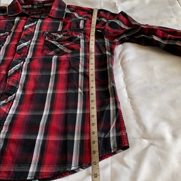 HELIX Athletic Fit Button-Up Sz L Long Sleeve​ - Picture 8 of 11